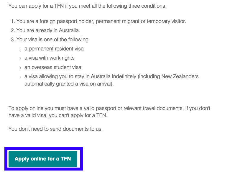 タックスファイルナンバー(TFN)の申請方法！届かない場合の対処法